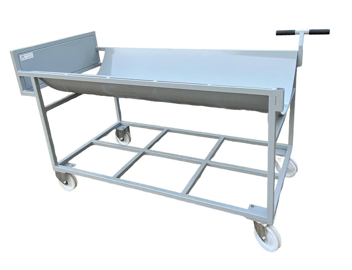 metal roll trolleys