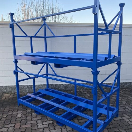 textile metal beam racks