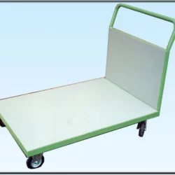 carrello con pianale e sponda- rivestito in gomma