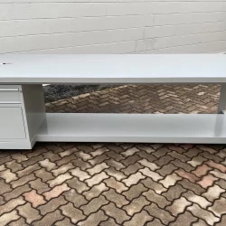 work-bench with drawer, locker and adjustable feet