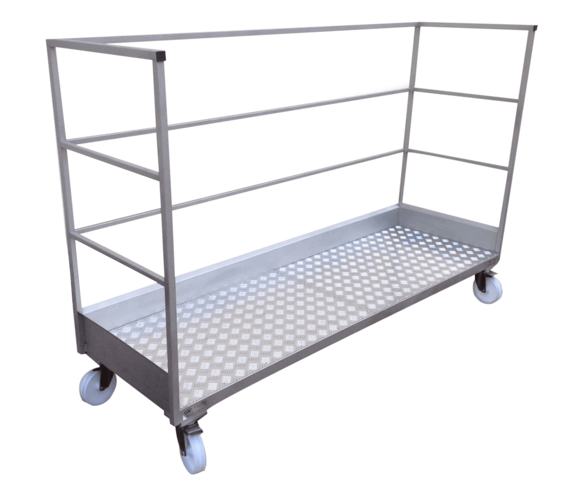 stainless steel trolleys with sides