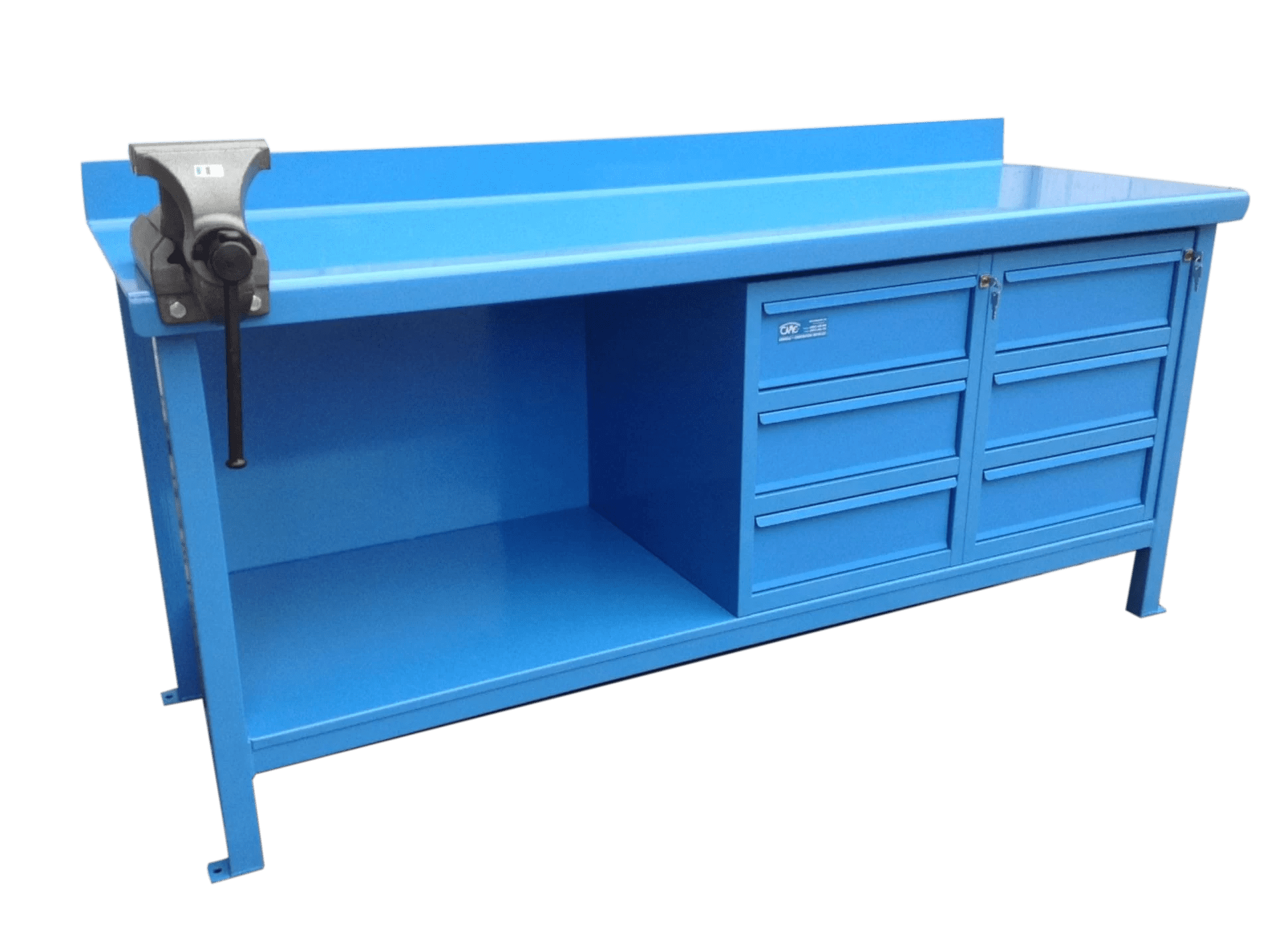 work-benches with chest of drawers